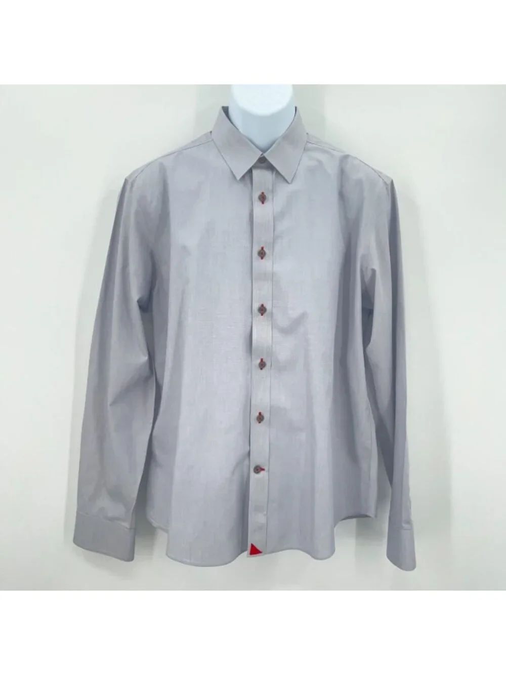 Untuckit Button Down Shirt Mens Large Blue White Grid Long Sleeve Cotton